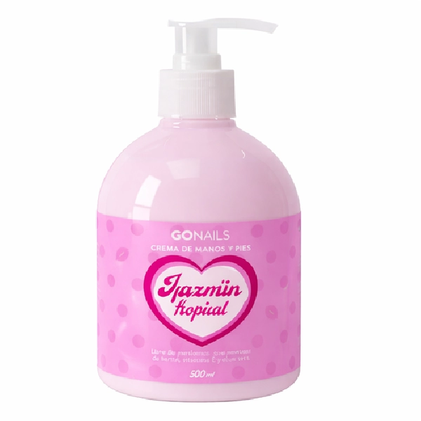 Foto Principal GO NAILS Crema de manos y pies Jazmin Tropical - 500 ml